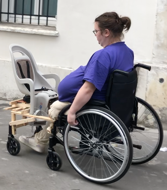 Poussette pour fauteuil